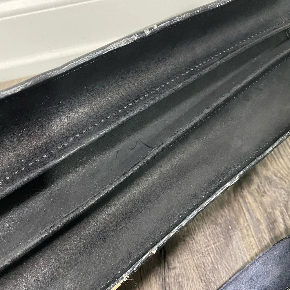 JACK GEORGES Leather Briefcase